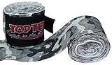 TopTen Camouflage Boxbandagen Box-Bandagen schwarz grün grau weiß Hand Wraps elastisch Elastik 250 cm 2,5 m Handbandagen Faustbandagen Kickboxen Boxen MMA Muay Thai Thaiboxen Camou, Camo