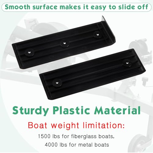 Glissières de remorque de bateau pour simplifier vos sorties en mer