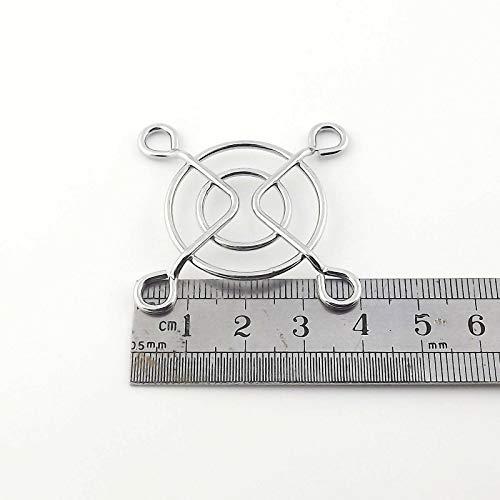 Connector and Terminal, Metal Wire Finger Guard 40mm CPU Fan DC Fan Grill/Guard Protector for PC Silvery