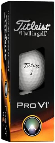 Titleist Golf Pro V1 RCT 3-Balls, White
