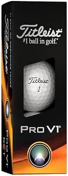 Titleist Golf Pro V1 RCT 3-Balls, White