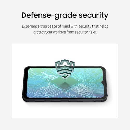 Image of Samsung Galaxy XCover7 Pro 5G and Wi-Fi 6E | Rugged (IP68 Rated) Unlocked (Verizon, AT&T, T-Mobile, US Cellular) | Dual Sim (1 Nano + 1 eSIM) |128 GB | US Version (2025 Model) | Black (SM-G766UZKFN14)