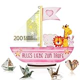 🎀【Cadeaux de baptême pour filles】Ce bateau en bois rose symbolise le début d'une nouvelle étape de la vie. Il symbolise le chemin de la vie, la sécurité de la foi et la protection sur tous les chemins de la vie, ce qui en fait un cadeau de baptême idéal et significatif.