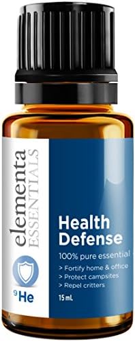 Health Defense Immunity Blend Essential Oils | Based on Four Thieves Essential Oil for Diffuser + Topical | 100% Pure Therapeutic Grade Aromatherapy 15 ml Cinnamon, clove, orange, eucalyptus, rosemary