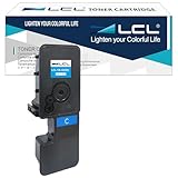 LCL TK-5230 TK5230 Ciano Cartucce di Toner Compatibile per Kyocera TK-5220 TK-5230 TK-5220C TK-5230C Compatible per Kyocera Ecosys P5021 P5021cdn P5021cdw M5521 M5521cdn M5521cdw(1-Pack)