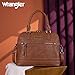 Wrangler Doctor Bag Top Handle Purse Hobo Shoulder Womens Satchel Handbags Crossbody Bag Brown Purse for Everyday Use WG186-9112BR