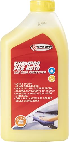 Start Shampoo per auto con cera protettiva 1L per tutti i tipi di carrozzeria