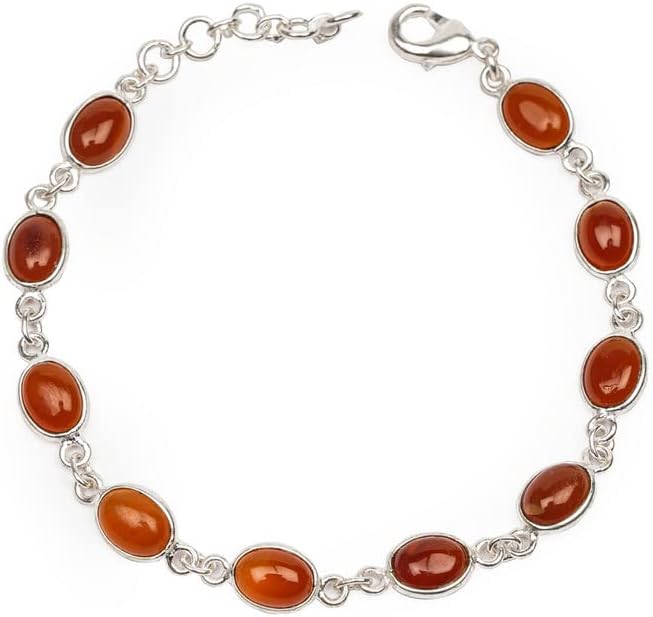 Miniatura 4 de Coral Stone Bracelet, Link Adjustable Bracelet, Silver Overlay Bracelet, Gemstone Bracelet, Handmade Jewelry, bezel Bracelets, Gift For her,