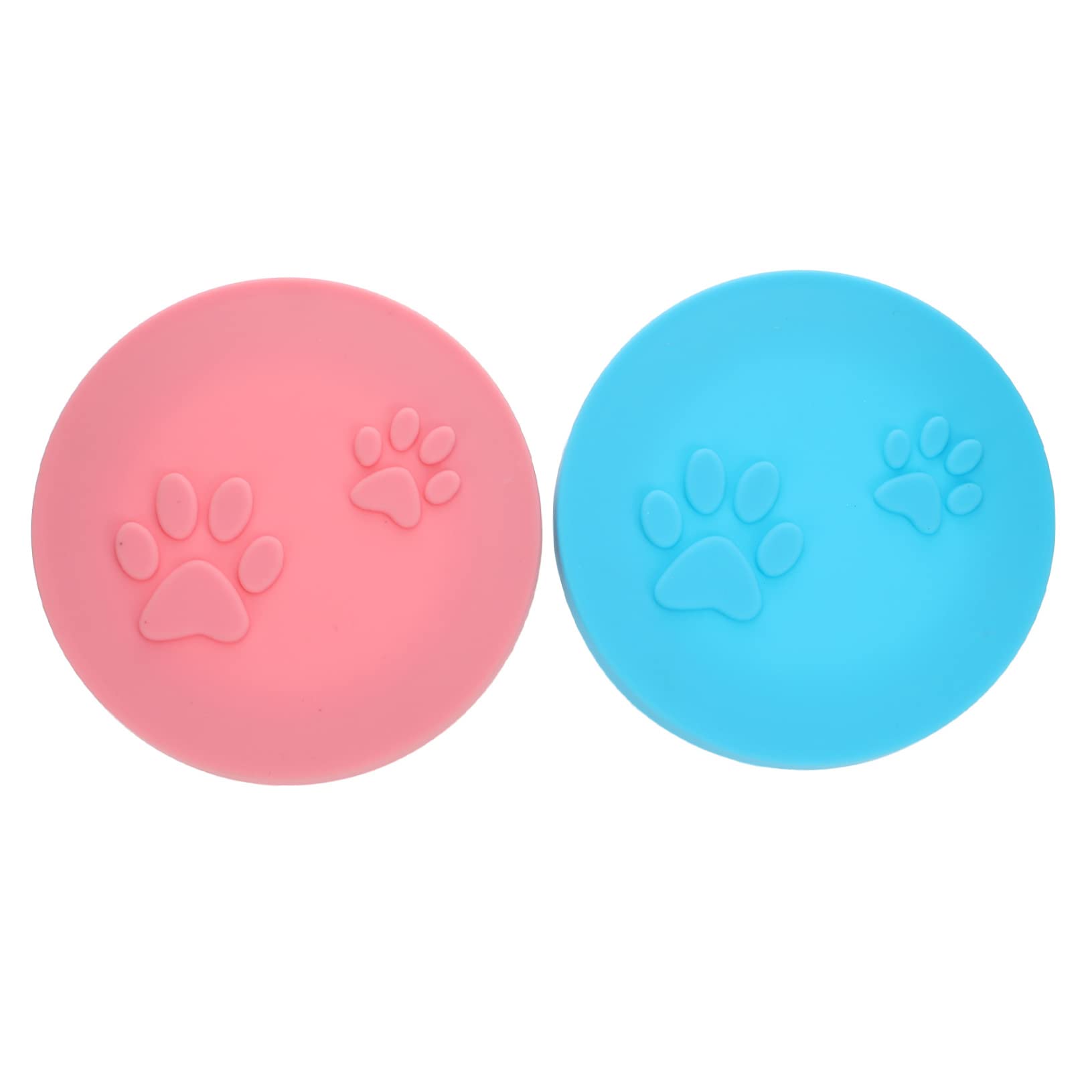 Totority Silicone Pet Can Sealing Lids 2 Pack Leakproof for Cat Food Easy to Use Maintain Freshness