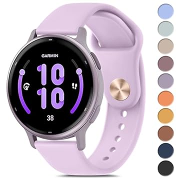 Meliya Pulseiras de relógio compatíveis com Garmin Vivoactive 5 / Vivoactive 3, Garmin Venu 2 Plus / Venu Sq / Venu Watch Bands Women Men, pulseira esportiva de silicone macio para Garmin Vivoactive
