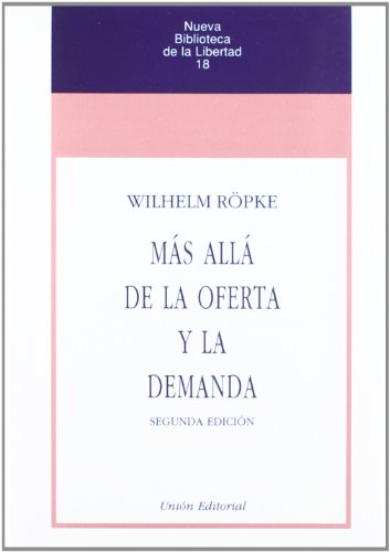 Portada de Mas Alla de la Oferta y la Demanda
