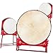 FAVOMOTO 4 Pieces Drum Skin Sheepskin Drum Covers Durable Drum Covers Flexible Musical Instrument Parts Supplies Soft Sheepskin