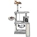 Topeakmart Cat Tower for Indoor Cats 63.5inch, Cat Furniture Condo with Scratching Posts as Kitten Activity Center