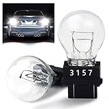 lodfGL 3157 3457 Bulbs (12V 27/7W, 3000K White) -...