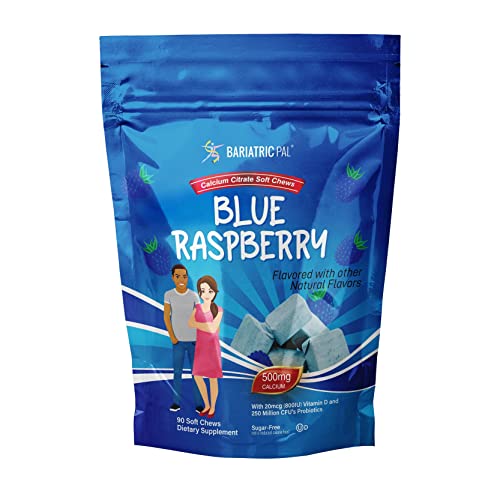 Bariatricpal 30-Day Bariatric Vitamin Bundle (Multivitamin One 1 Per Day! Chewable With 45Mg Iron - Mixed Berry And Calcium Citrate Soft Chews 500Mg With Probiotics - Blue Raspberry) #TOP4
