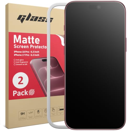 Ambison Matte Screen Protector for iPhone 18 Pro/17 Pro 6.3inch, 2 Pack