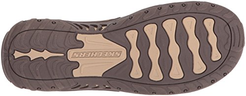 Skechers Women's Reggae-Carribean-Double Buckle Toe Thong Slide Sandal, Desert Crazyhorse, 9 M Us #TOP3