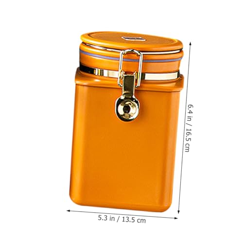 LALAFINA contenedor hermético para café naranja miniatura 2
