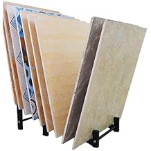 Floor Tile Display Stand, Ceramic Sample Display Rack, Floor Sample Holder for Retail, Art Storage Organizer, for Shops Exhibition Halls Events30 * 28 * 63cm/11.8 * 11 * 24.8in