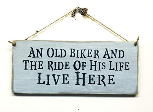 Woodticks Wooden Biker Sign hand painted