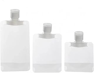 60pcs Refillable Packaging Bags Travel Essentials Lotion Cosmetics Shampoo Shower Gel Portable Makeup Fluid Bottles(30ml)