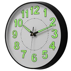 Clockswise 14 " Decorative Glow in The Dark Quartz Wall Clock Battery Operated Classic Round Design photo Clockswise 14 " Decorative Glow in The Dark Quartz Wall Clock Battery Operated Classic Round Design