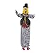Halloween Animatronic 7.4ft Scary Talking Clown–Sound Activated Creepy Clown Fright Props, Glowing Eyes & Scary Voice–Indoor/Outdoor Halloween Decor for Yard, Haunted House, Party