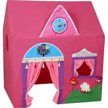 Buy Harvic Queen Palace Tent House For Kids Jumbo Size Play Tent House For Kids Of Age 3 To 8 Years In Handle Box Packing In Multi Color Tent House For Girls