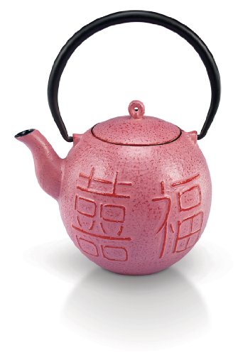 Beka 16409204 Fu Cha Theiere en fonte rose 0.9 l
