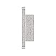 Goobay 79883 Keystone Port zum Einbau in Geräte & Gehäuse / Keystone Modul mit 19,2 x 14,9 mm / Snap-In-System / Keystone Halterung / Metall