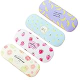 Zuzer 4 Stücke Hardcase Brillenetui Tragbare Hartschalen Brillenetui Hartschalenetui Brille Brillenetui Box für Brillen und Sonnenbrillen