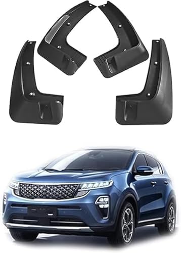 ZHMYDY 4 Pcs Car Mud Flaps for Kia Sportage 2017-2022, Mudflaps Strong Toughness Baffle Protection All Weather Protector Easy Installation Waterproof Easy Install Guard Mudguards Parts
