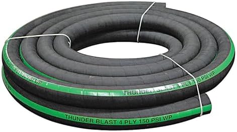 JGB - 011-4242-0151 - THUNDERBLAST Pressure Feed Blasting Hose: 1 1/2 in ID x 50 ft L, For Use With MT10-150