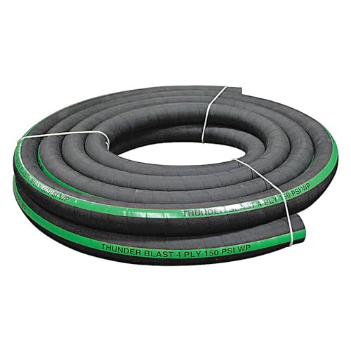 JGB - 011-4242-0151 - THUNDERBLAST Pressure Feed Blasting Hose: 1 1/2 in ID x 50 ft L, For Use With MT10-150
