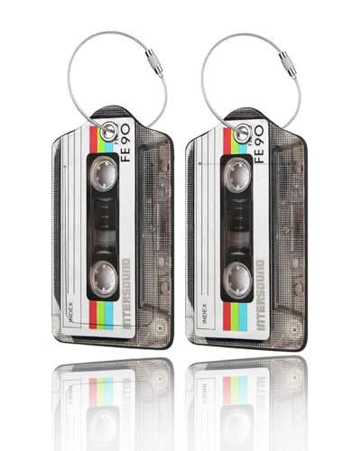 2 Pack Luggage Tags with Privacy Cover and ID Card