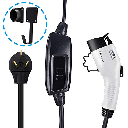 Zencar Level 2 EV Charger(240V, 16A, 25ft), Portable EVSE Home Electric Vehicle Charging