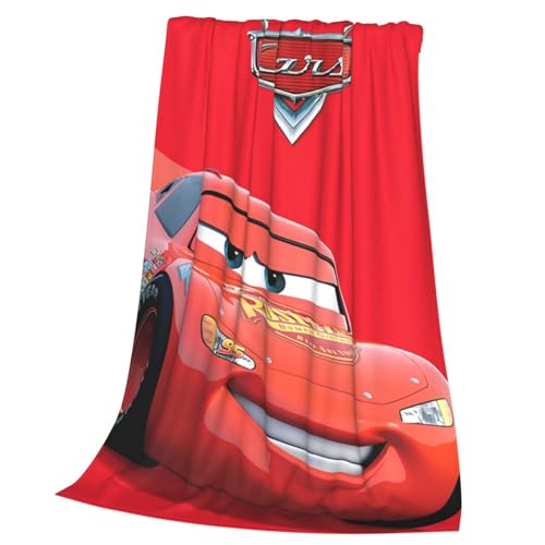 Car Lightni.ng M.cqueen Blanket Soft Cozy Fleece Throw Blanket Plush Lightweight Warm Fuzzy Flannel Blankets and Throws for Boys Girls Adults Couch Sofa Bed 50X40