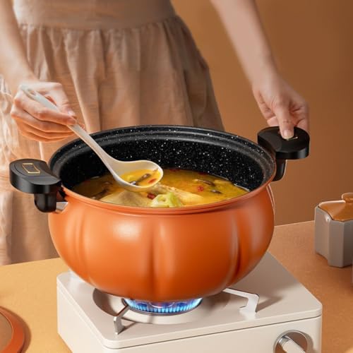 Olla a presión antiadherente compacta para cocina rápida miniatura 2