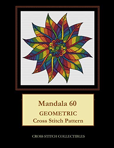 Mandala 60: Geometric Cross Stitch Pattern