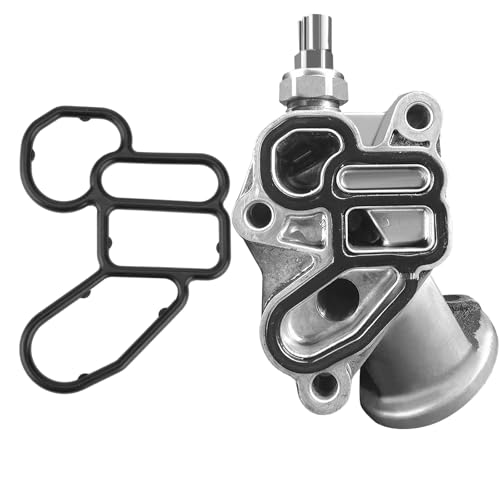 Image of 15302-5G0-A00 B33360 Oil Filter Base Gasket Head Cylinder Solenoid Valve Gasket Compatible with 2013-2022 Acura MDX /RDX /RLX /TLX Honda Accord /CROSSTOUR /Odyssey /Passport /Pilot /Ridgeline 3.5L V6