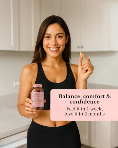 Image of Vitamin Bounty Pro-Daily Vaginal Probiotics for Women - 10 Billion CFU, 5 Strains with Cranberry & Prebiotics - Womens Probiotic for pH Balance, Digestive, Yeast & Urinary Support - 60 Capsules