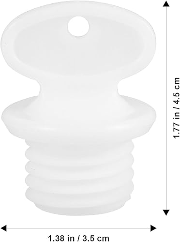 Miniatura 2 de Healifty Tapón de bolsa de agua caliente, pequeño tapón de plástico para sacos de agua caliente, repuesto antifugas, bolsa de agua caliente, tapón