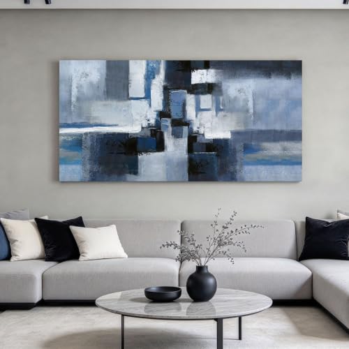 KLAKLA Abstract Wall Art Canvas Framed Art Picture Artwork 40x20 Inches