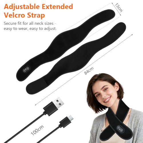 Electrique cape chauffage rapide 84cm avec télécommande et trois modes thermiques - 2