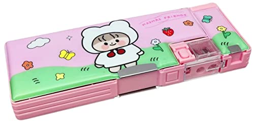 Image of FunBlast Flamingo Multipurpose Zipper Pen and Pencil Pouch Bag Case for School Supplies for Kids