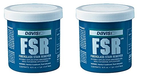 Davis Instruments FSR Fiberglass Stain Remover (16-Ounce) (2-Pack)