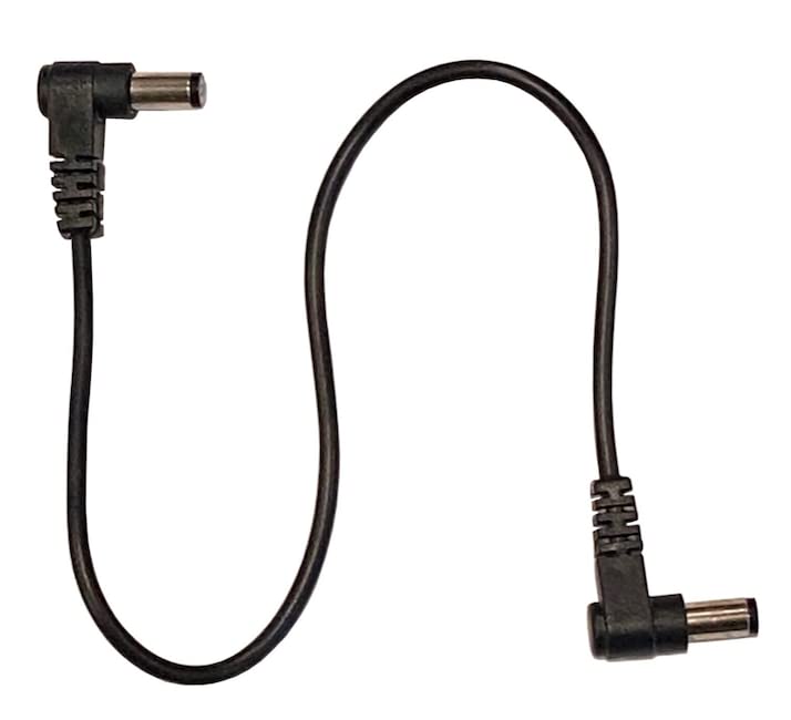 Cable de alimentación DC 5.5mm x 2.1mm ángulo recto 5 pzas miniatura 3