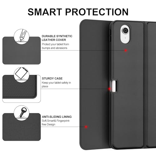 Funda con teclado táctil elegante estilo libro para iPad Air 11 M3 M2 5