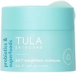 TULA Skin Care 24-7 Weightless Moisture Hydrating Day & Night Cream - Anti-Aging Lightweight Gel Cream Moisturizer for Face, Contains Watermelon & Blueberry Extract