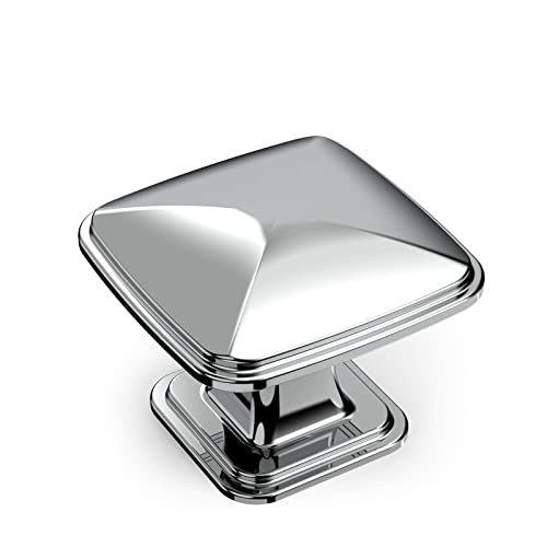 Boutons de commode de qualité supérieure Amerdeco finition chrome poli